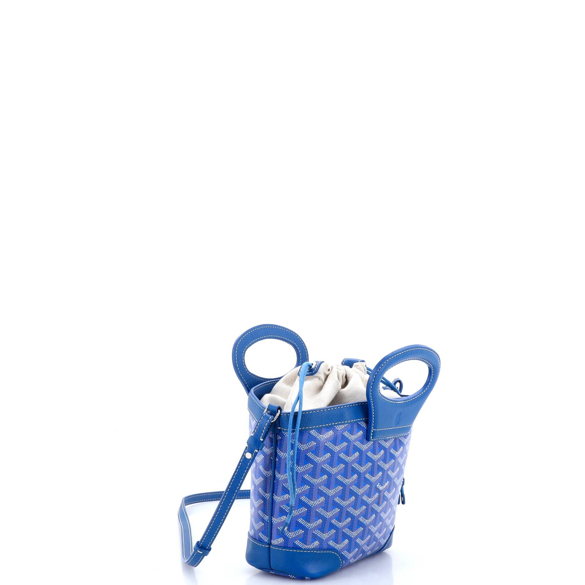 Pre-Owned Goyard Beluga Bag Coated Canvas Mini, Alternate, color, Blue