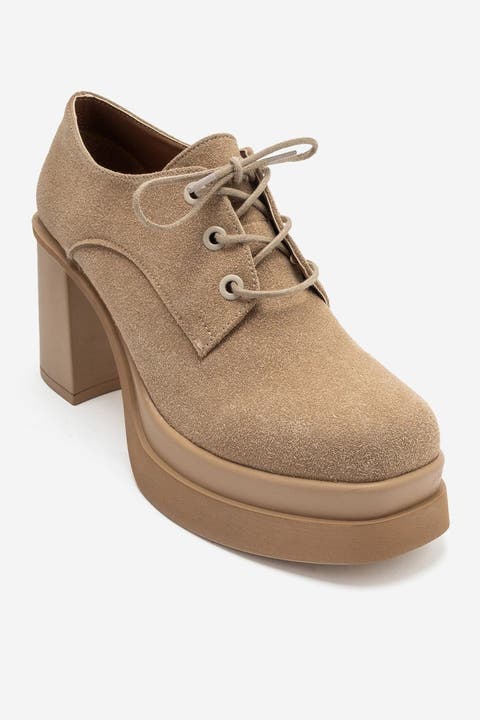 Vodette Platform Block Heel Oxford