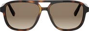 DIOR 'Dioribbon A1I 56mm Pilot Sunglasses