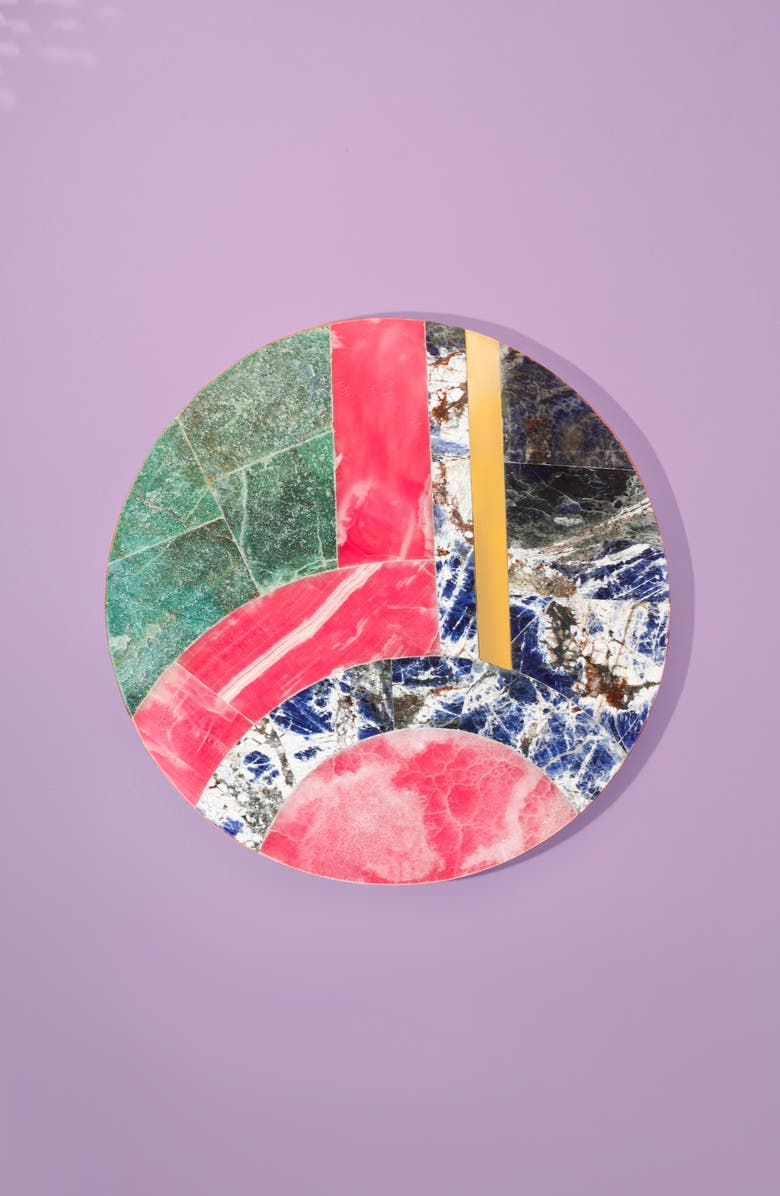 Tiramisu Celestial Harmony Marble Platter, Alternate, color, Pink Multi