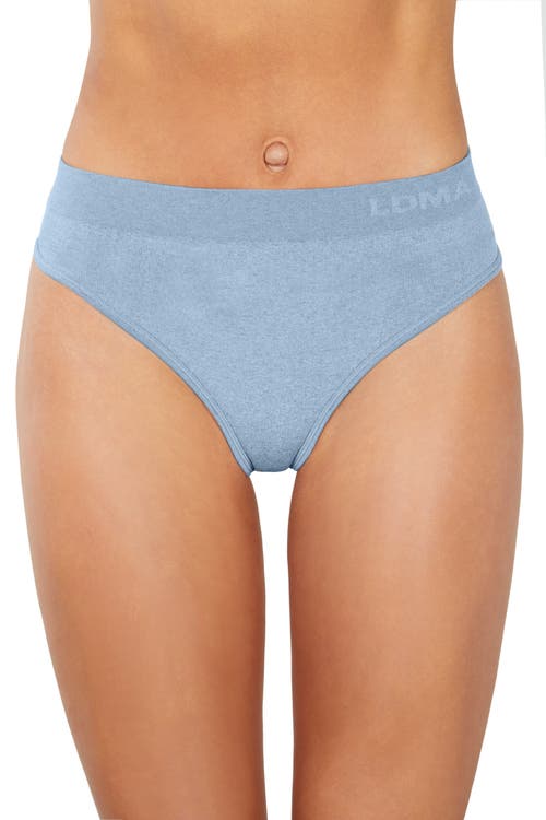 Ldma High Sculpt Thong In Arctic Blue