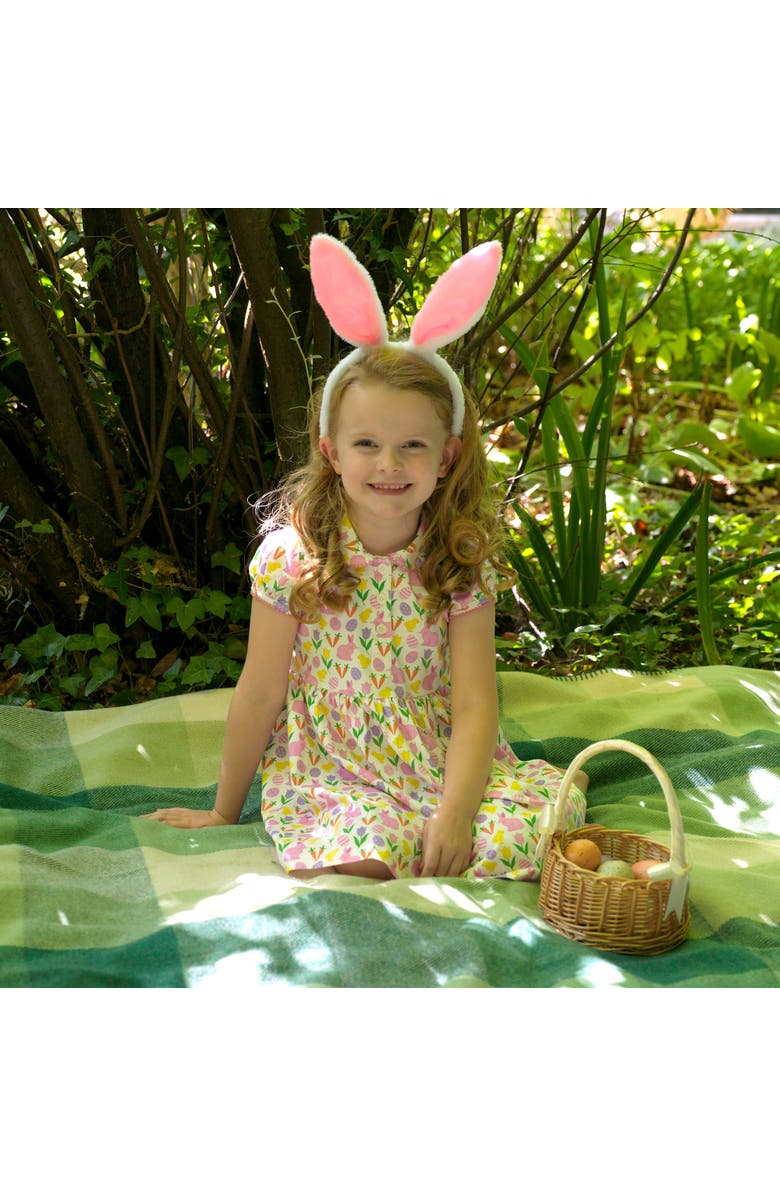 Rachel Riley Spring Meadows Jersey Dress, Alternate, color, Pink