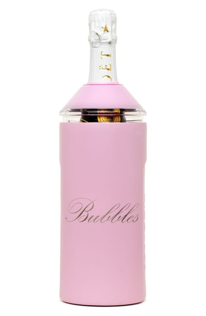 Vinglacé Bubbles Wine & Champagne Chiller, Main, color, Pink