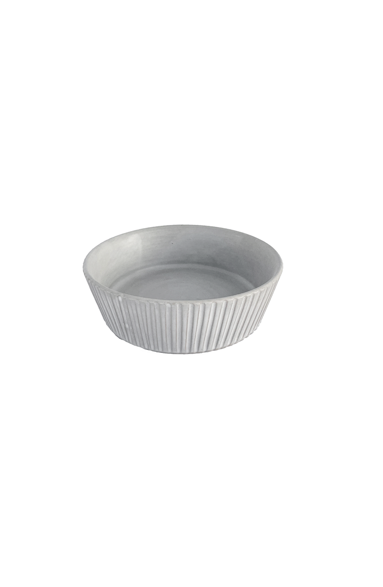 Une Vie Nomade Cloud Lines Pasta Bowl - Set of 4, Main, color, White
