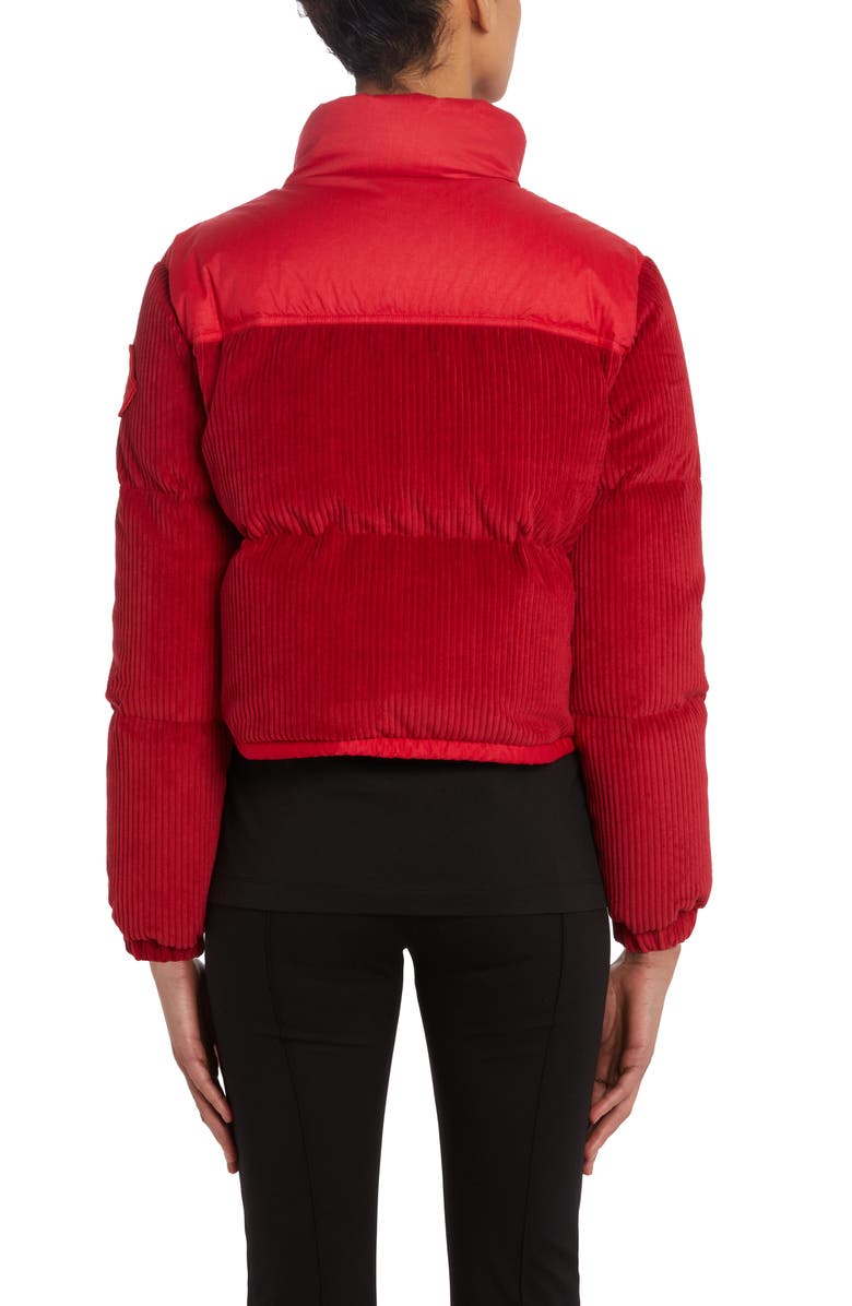 Moncler Waitaki Mixed Media Down Puffer Jacket, Alternate, color,