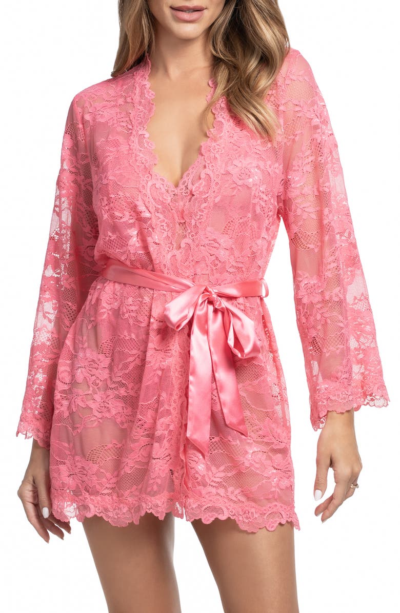 In Bloom by Jonquil Leilani Lace Wrap EILANI WRAPPER, Main, color, Coral