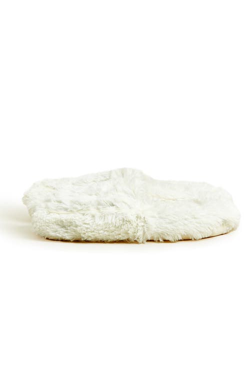 Warmies Plush Slippers In Cream