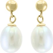 EFFY 14K Yellow Gold ,Fresh Water Pearl Earrings