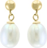 EFFY 14K Yellow Gold ,Fresh Water Pearl Earrings