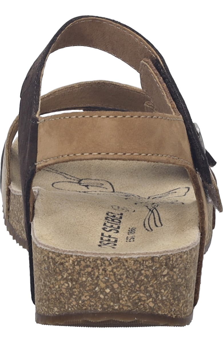 Josef Seibel Tonga 73 Ankle Strap Platform Wedge Sandal, Alternate, color, Nuss Multi