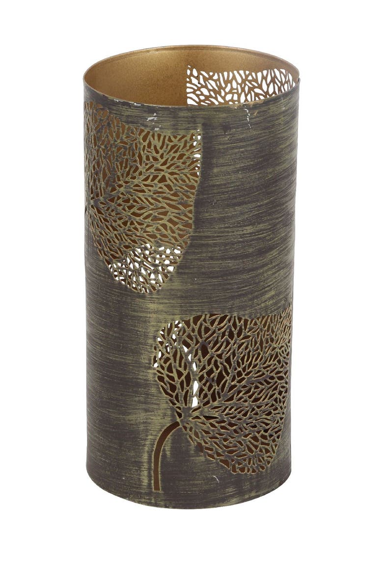 SONOMA SAGE HOME Bronze/Brass Contemporary Iron Candle Lanterns - Set of 3, Alternate, color, 