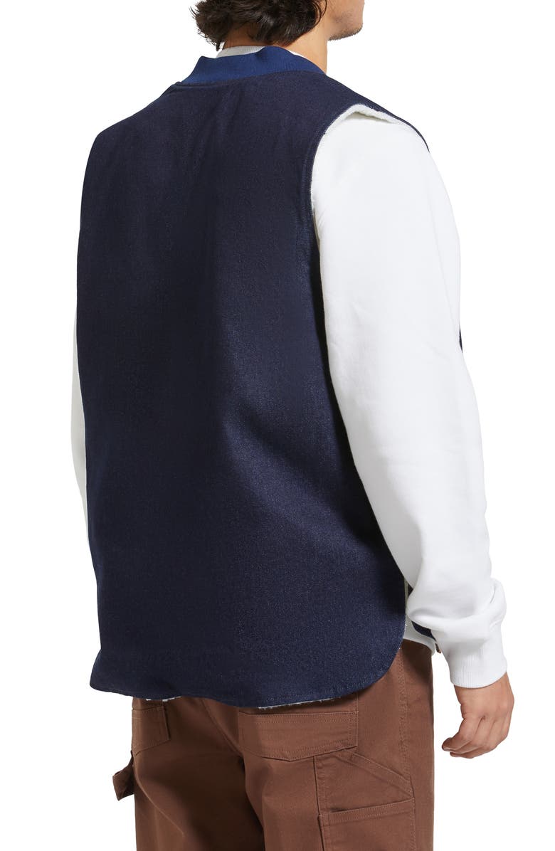 Brixton Builders Abraham Reversible Vest, Alternate, color, 