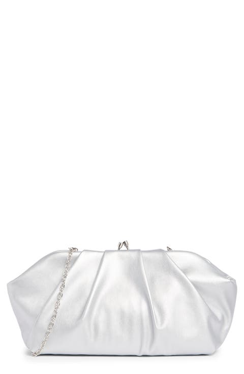 Pleated Frame Clutch