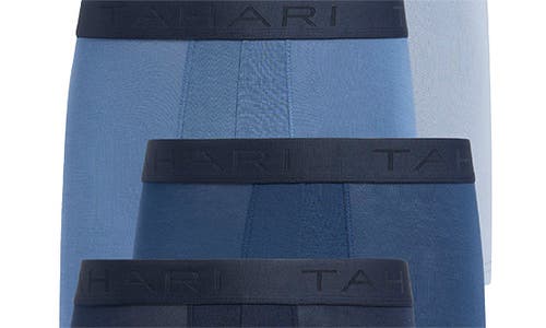 Tahari 4-pack Luxe Micro Boxer Briefs In Blue