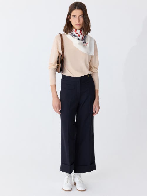 Callas Milano Brody Cropped Cuff Pant In Black