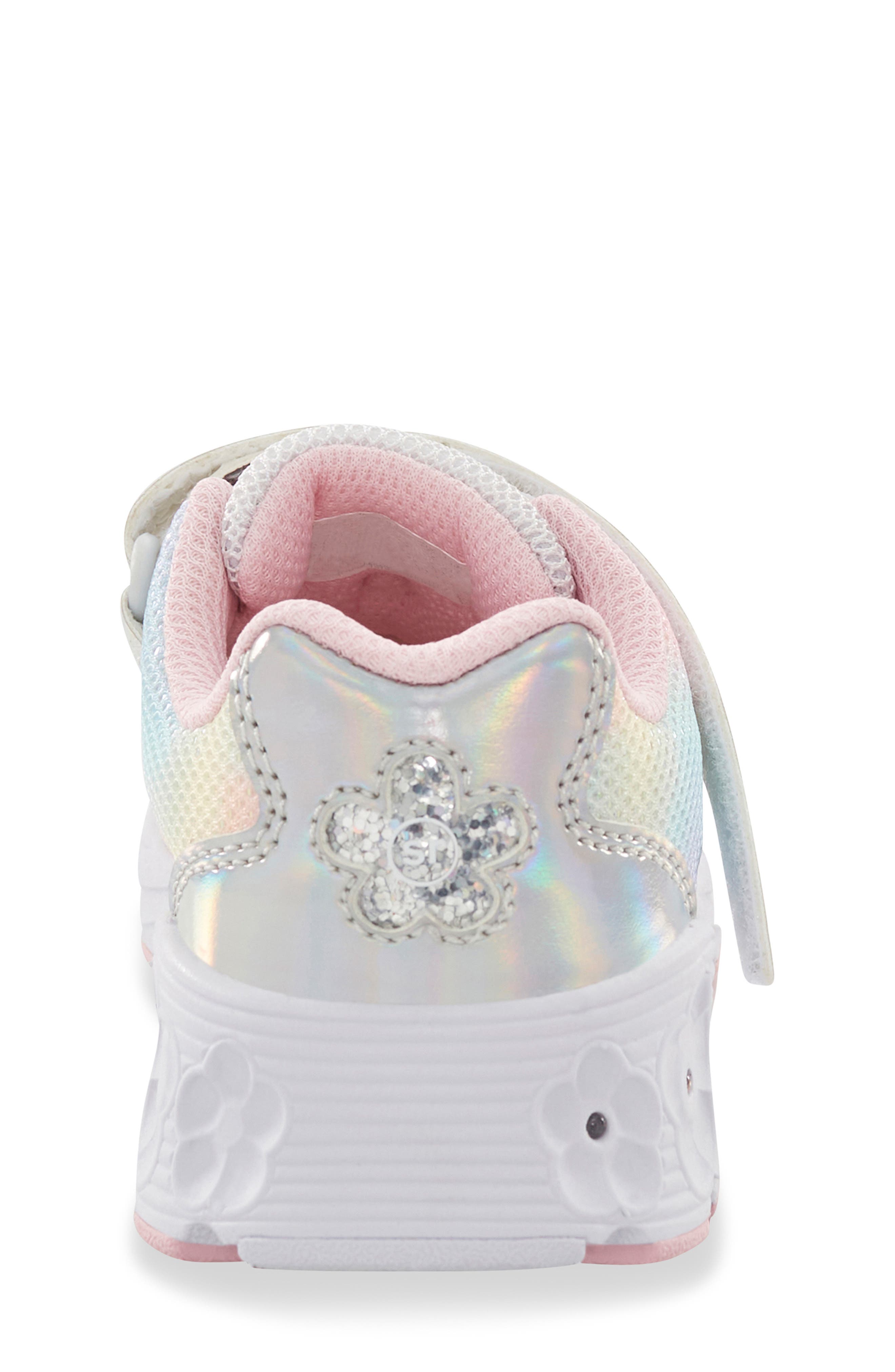 Stride Rite Light-Up Glimmer 2.0-XW-Adaptable Sneaker, Alternate, color, Rainbow