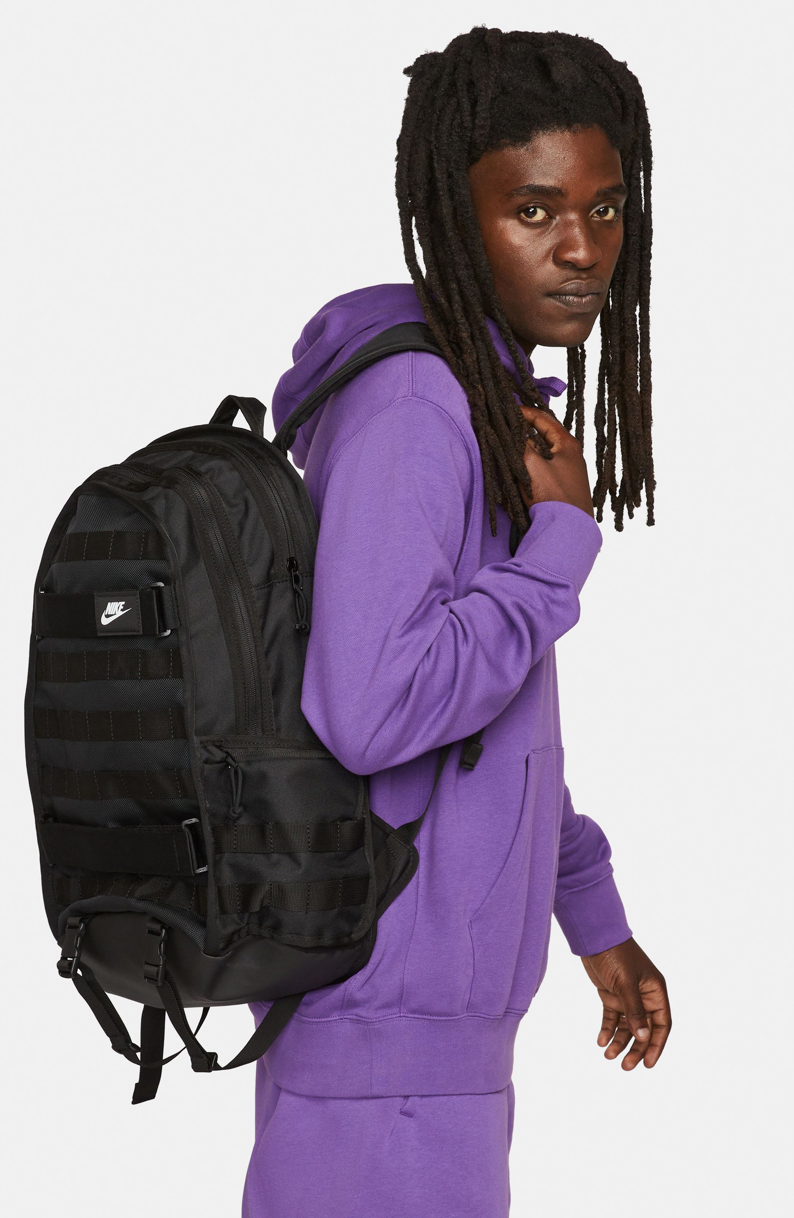 Nike Sportswear RPM Backpack, Alternate, color, 010 Black/White