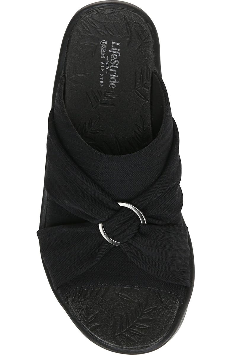 LifeStride Serenade Slide Sandal, Alternate, color, Black