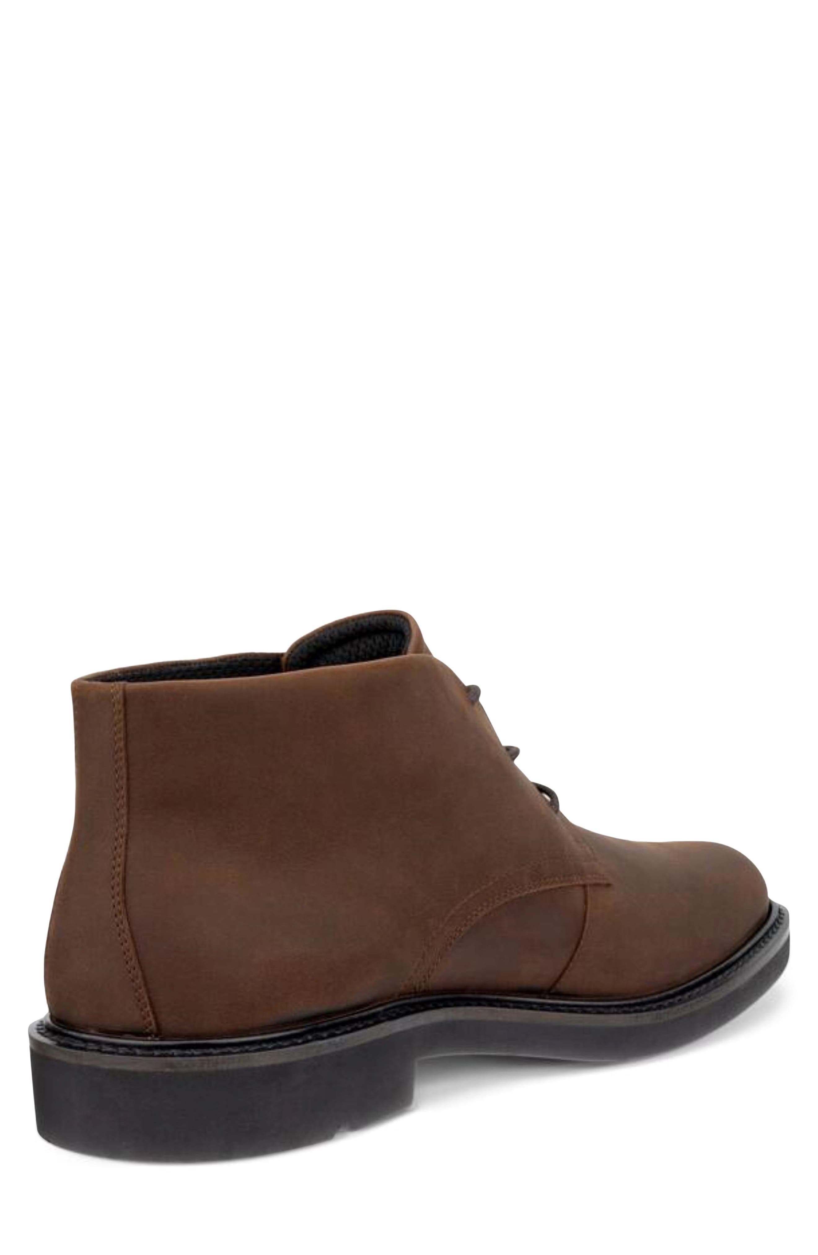 ECCO Metropole London Waterproof Suede Chukka Boot, Alternate, color, Cocoa Brown