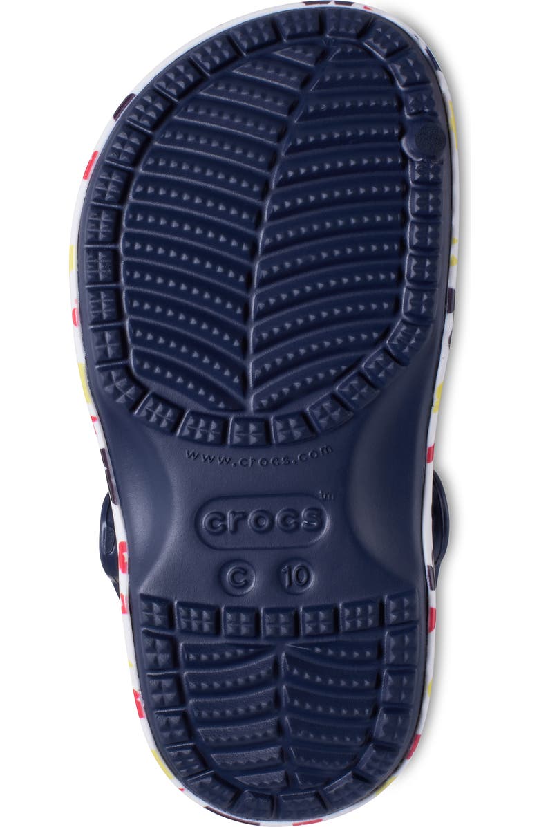 CROCS Kids' x Disney Mickey Mouse Classic Clog, Alternate, color, Blue Multi