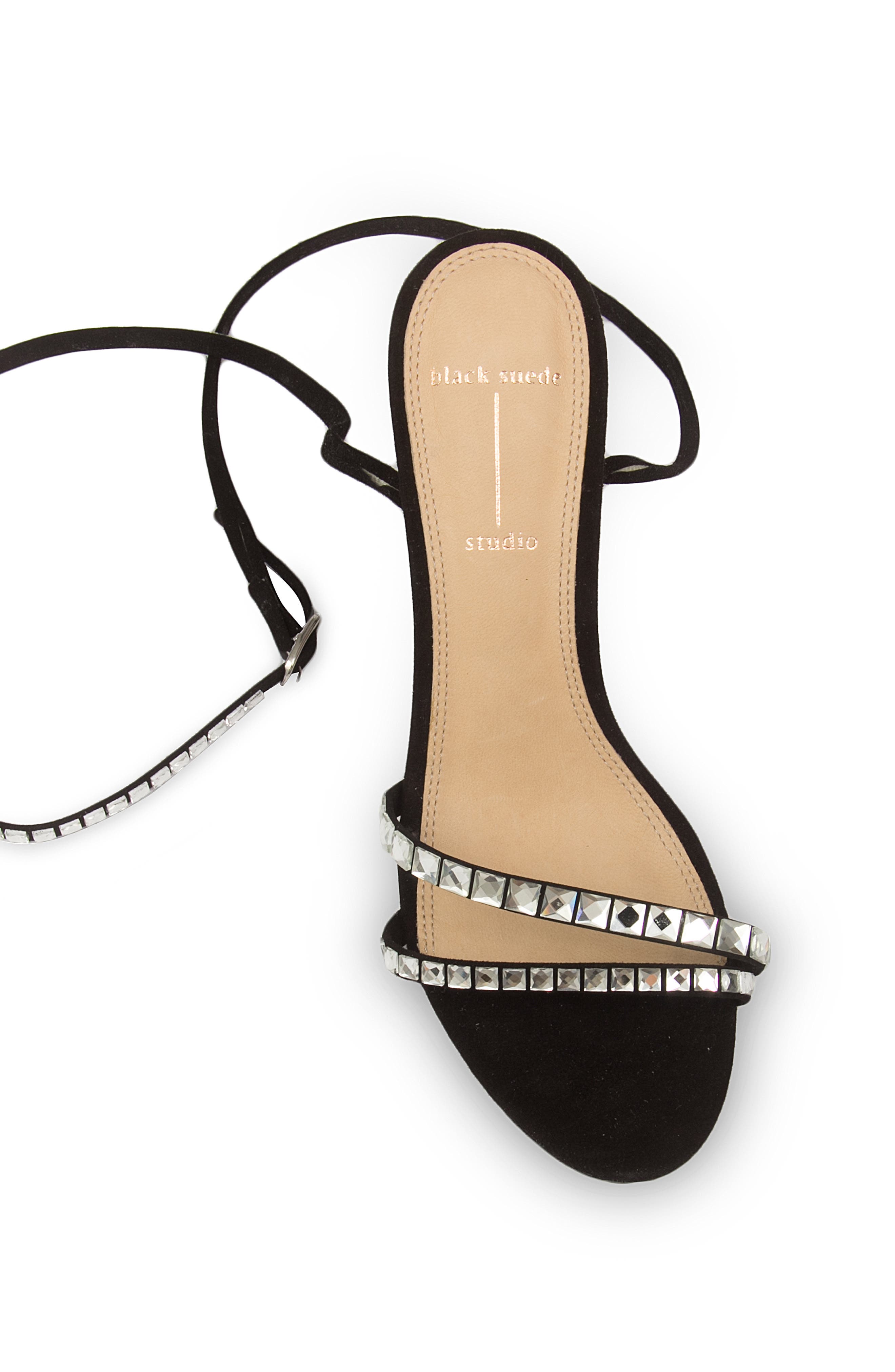 BLACK SUEDE STUDIO Ginger Strappy Sandal, Alternate, color, 
