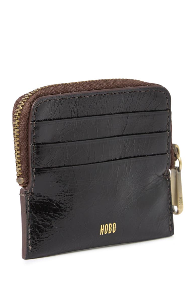 HOBO Ease Croc Embossed Leather Zip Pouch, Alternate, color,