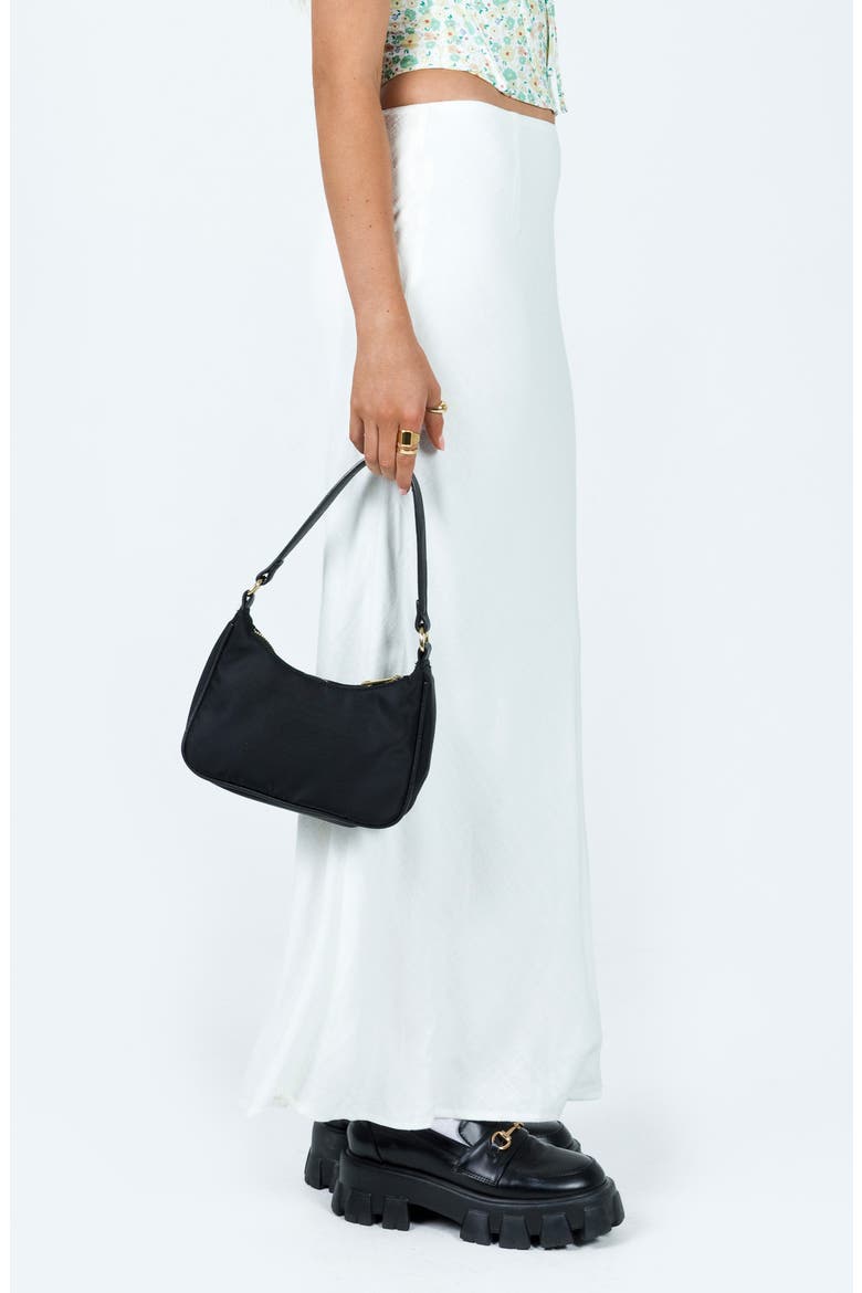 Jodie Linen Blend Maxi Skirt, Alternate, color, WHITE