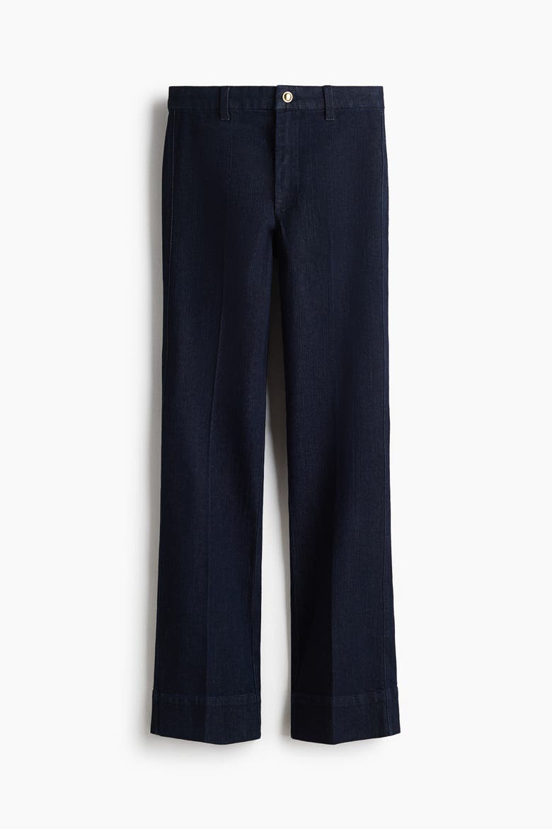 Flared High Jeans, Alternate, color, Dark denim blue