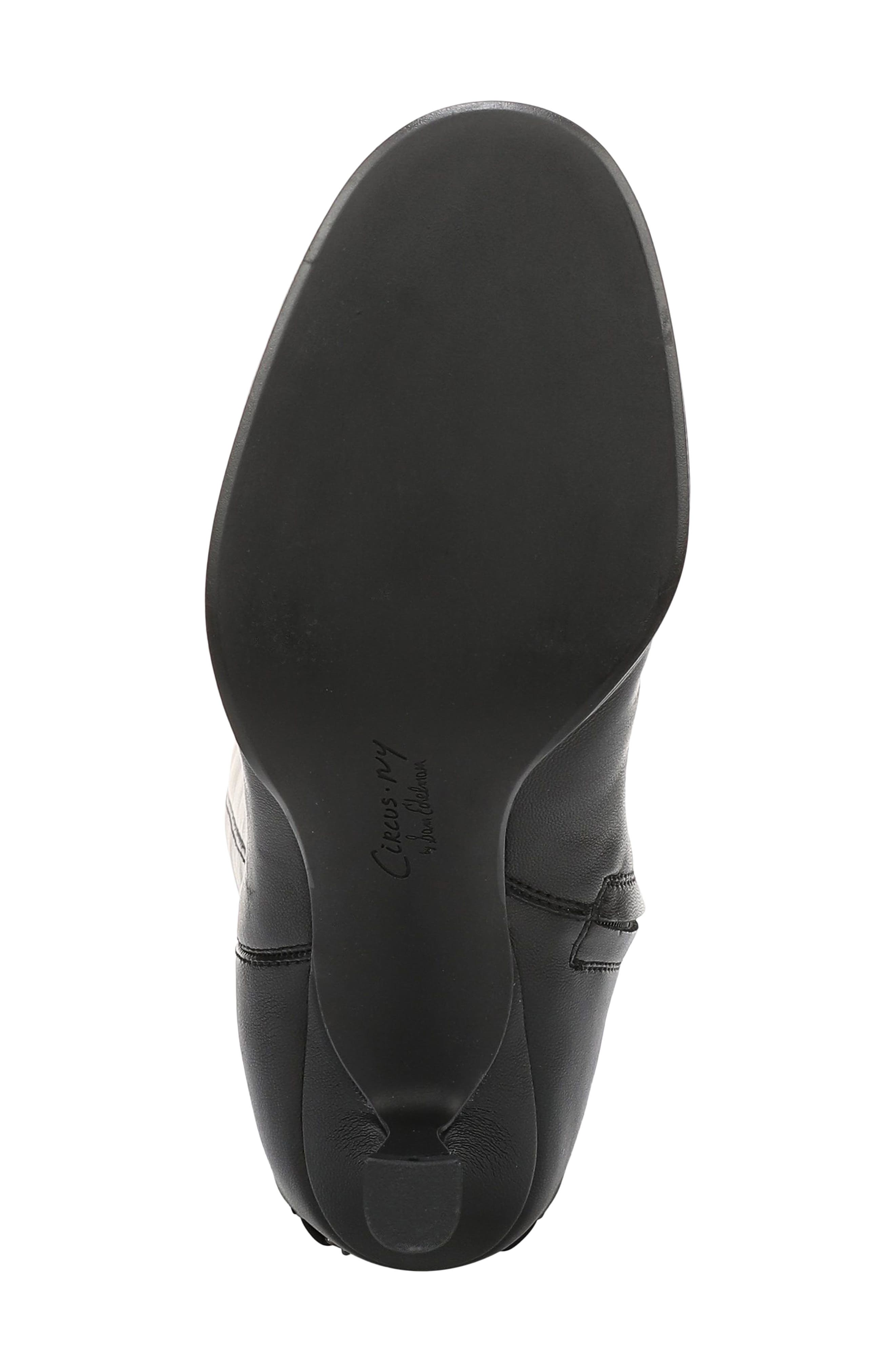 Marlowe Leather Knee High Boot, Alternate, color, BLACK LEATHER