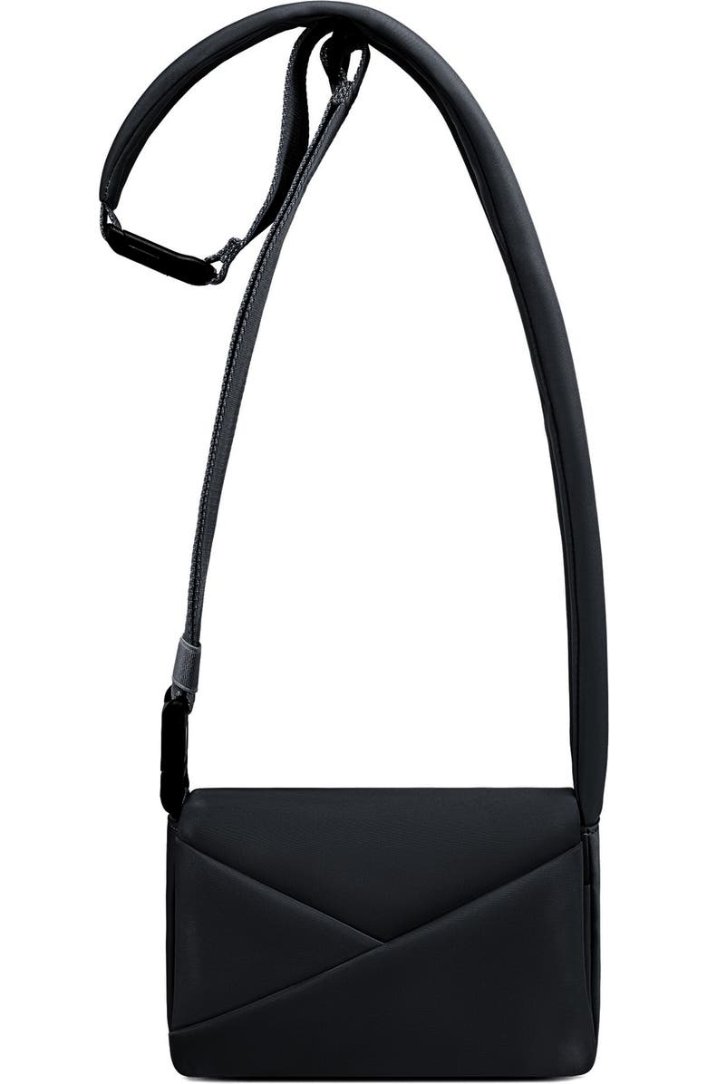 Lux and Nyx Mini Origami Flap 2-in-1 Convertible Crossbody Bag and Handbag For Women, Main, color, Black