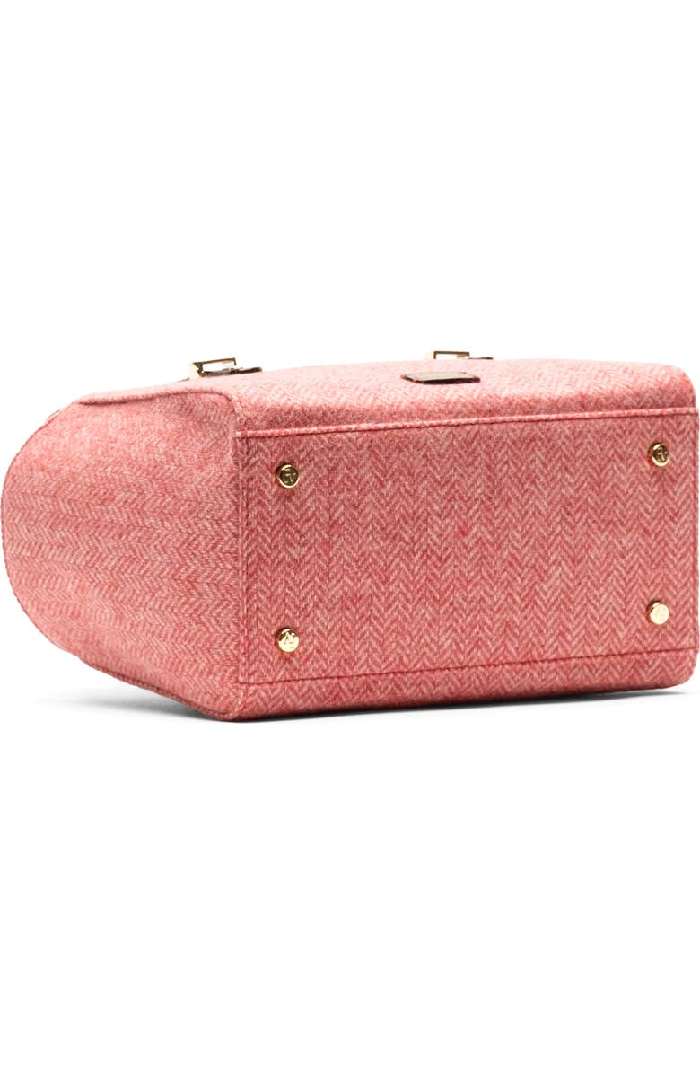 Frances Valentine Boxy Herringbone Bag, Alternate, color, Pink