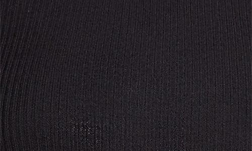 Twp Wool Rib Turtleneck Top In Black