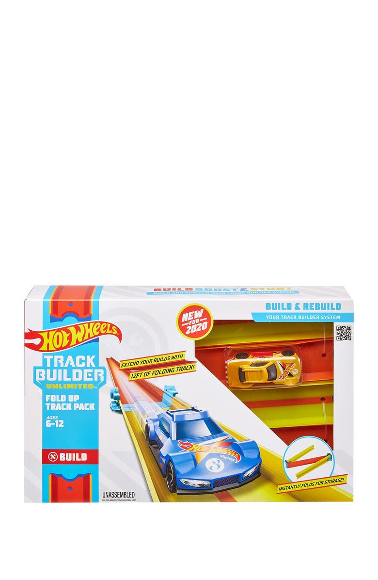 Mattel Hot Wheels<sup>®</sup> Track Builder Unlimited Fold Up Track Pack, Main, color,