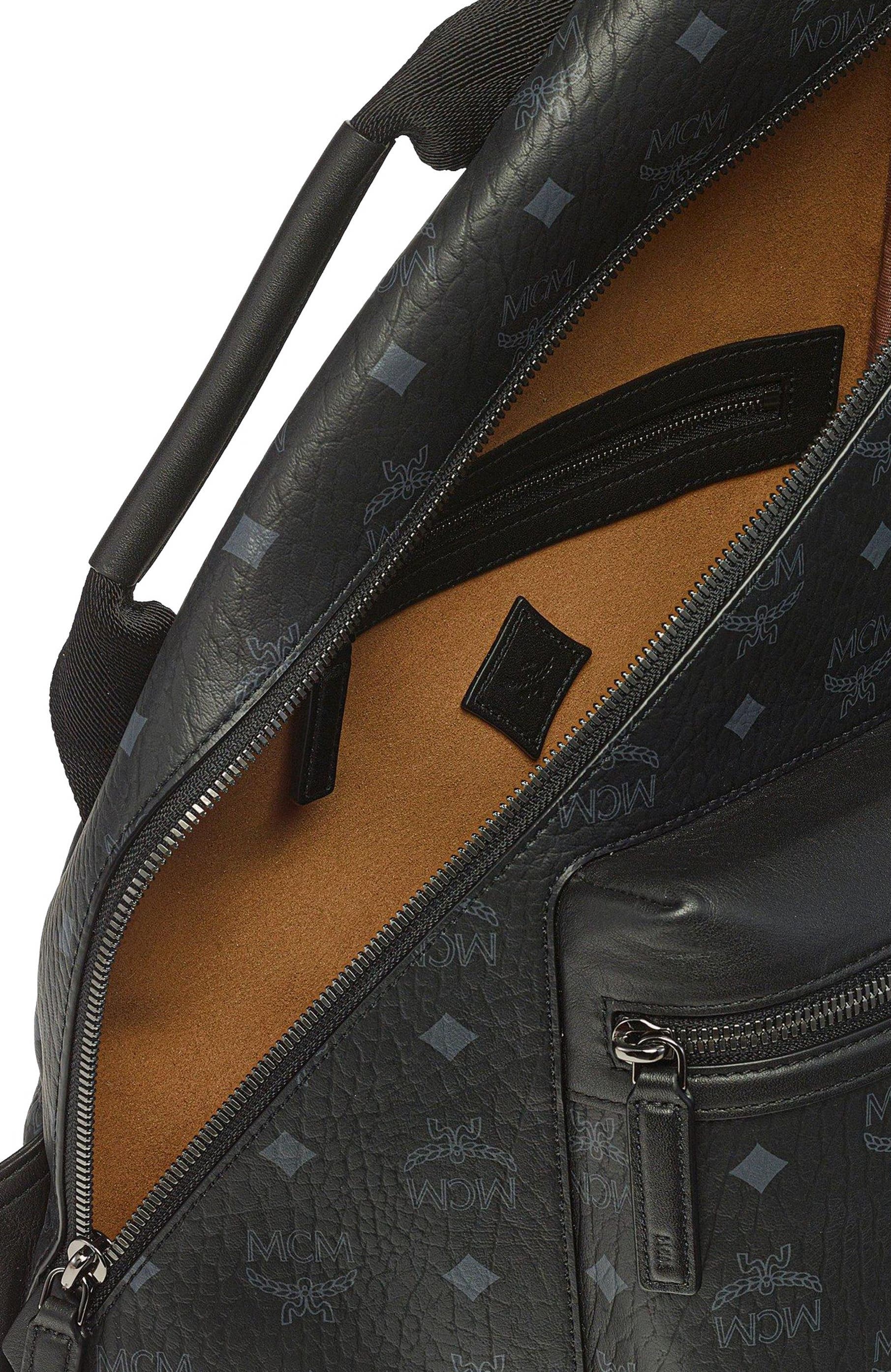 MCM Medium Aren Sling in Visetos, Alternate, color, Bk