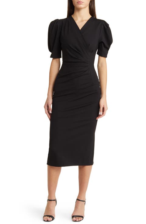 Gina Short Sleeve Sheath Dress