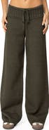EDIKTED Russell Wide Leg Sweater Knit Pants