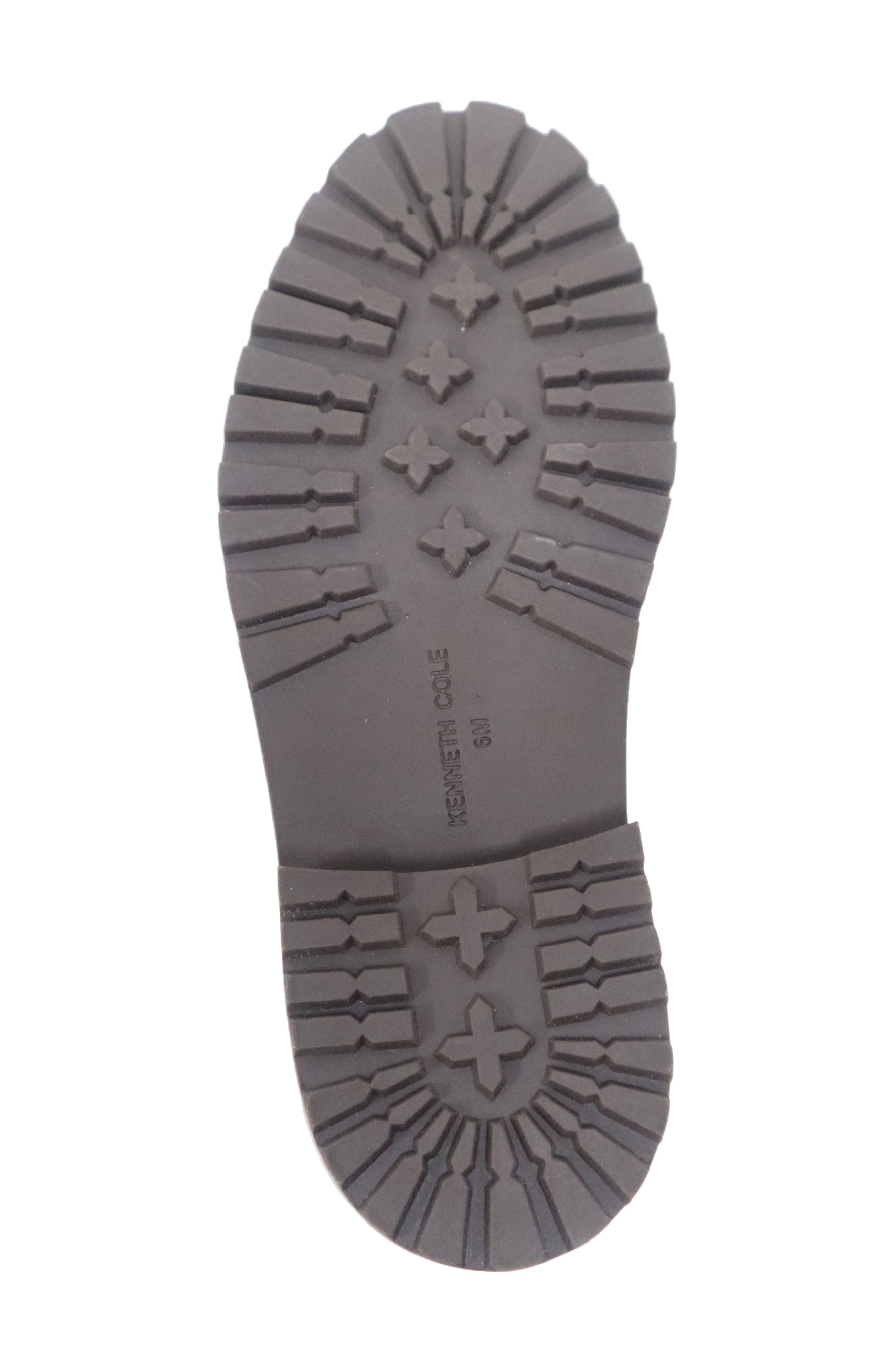 Kenneth Cole Fatima Lug Sole Penny Loafer, Alternate, color, Caramel Suede