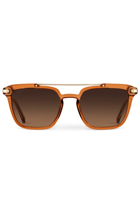 Connor - 52mm Square Polarized Sunglasses
