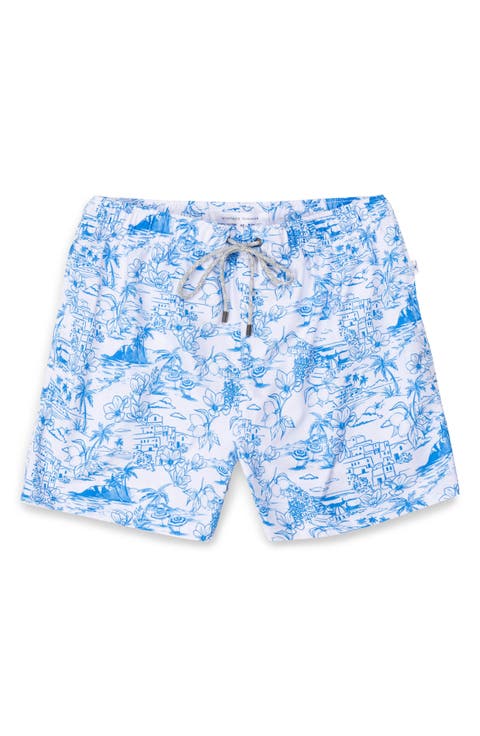 Kids' 4-Way Stretch Volley Swim Shorts (Little Kid & Big Kid)