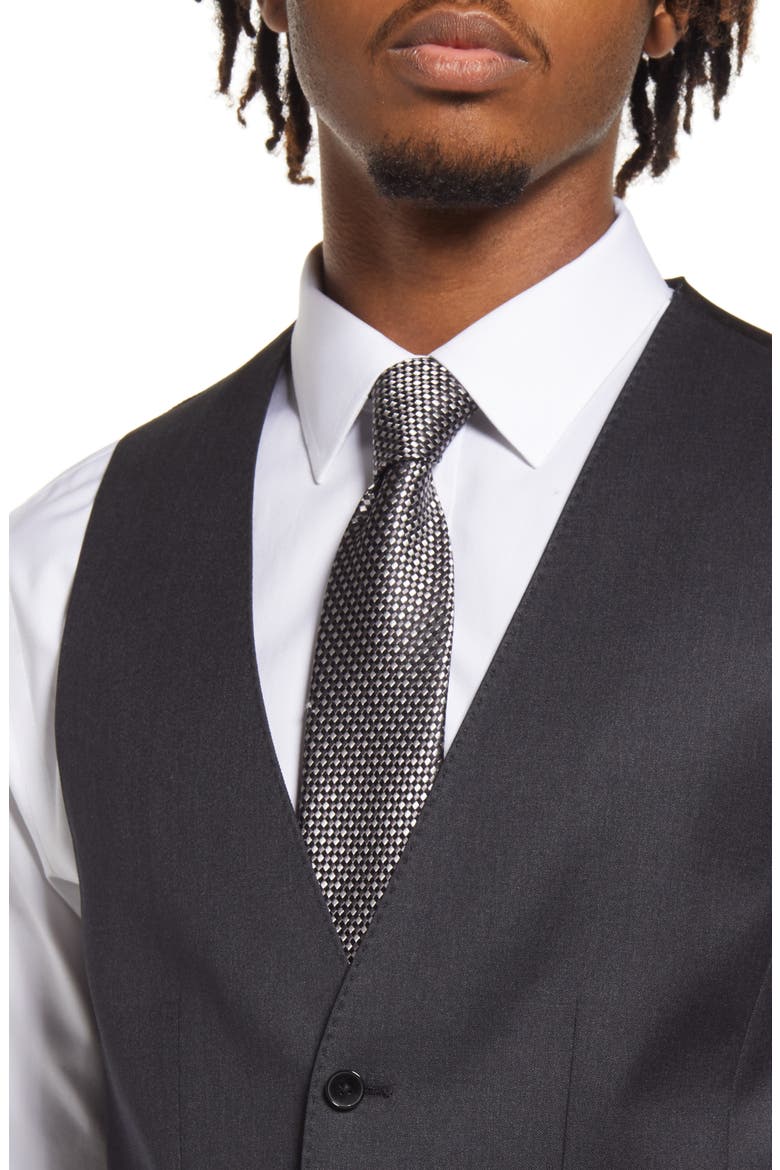 Virgin Wool Vest, Alternate, color, DARK GREY