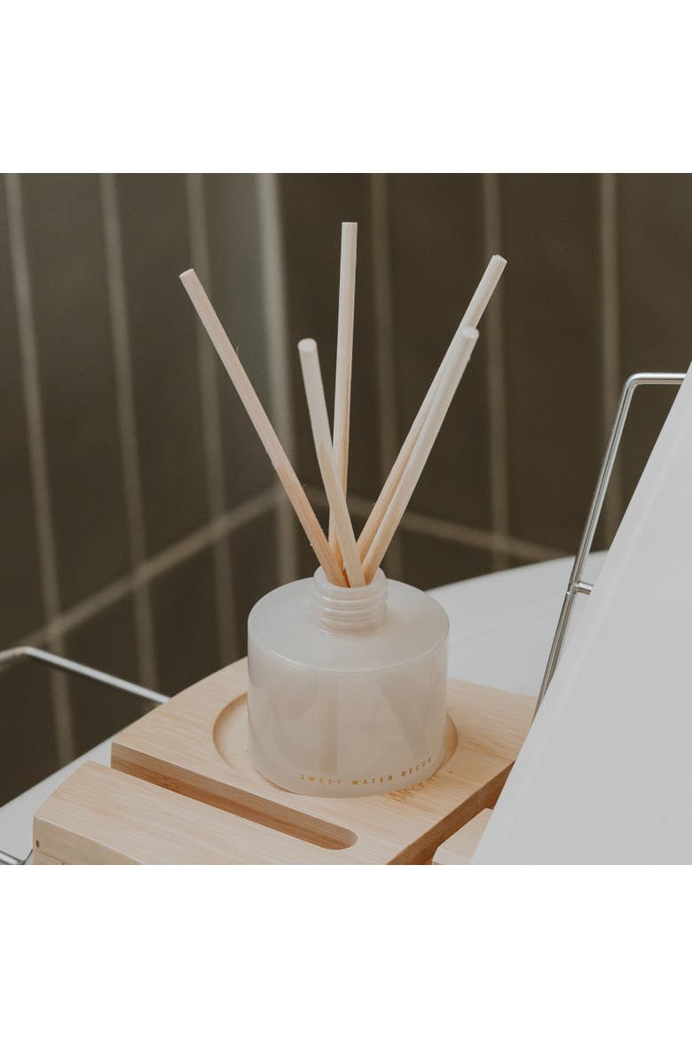 White Translucent Glass Reed Diffuser, Alternate, color, Weekend