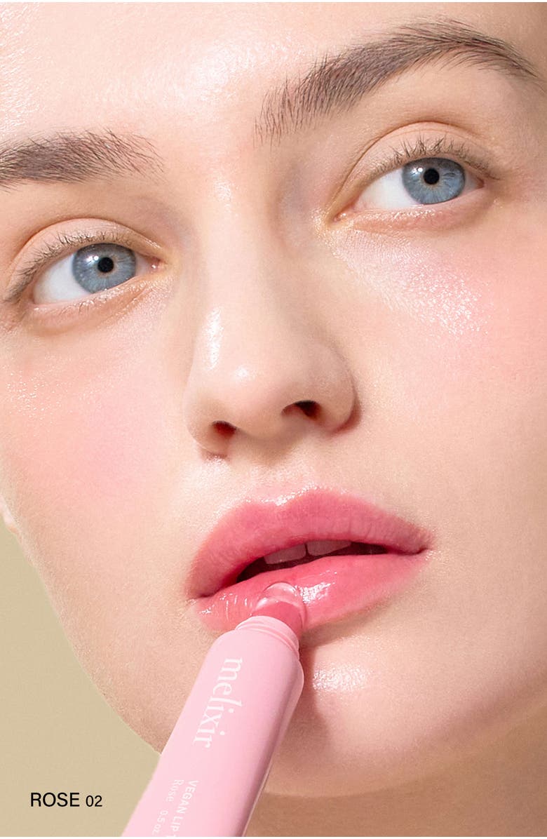 Melixir Vegan Lip Treatment, Alternate, color, Rose