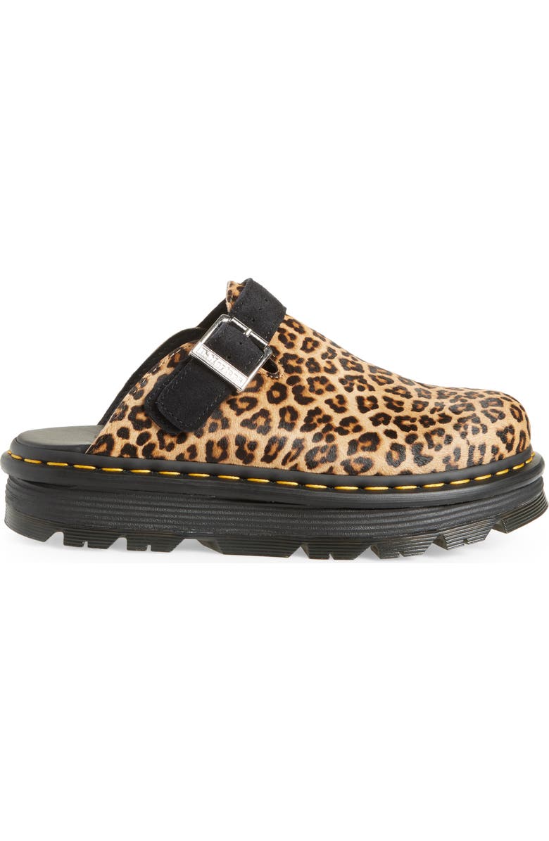 Dr. Martens Zebzag Water Resistant Slingback Clog, Alternate, color, Light Tan And Black