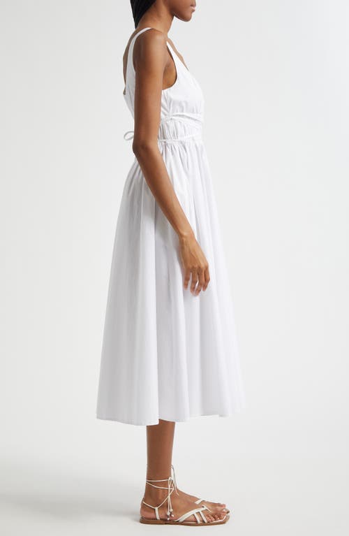 Mille Frannie Sleeveless Midi Dress In White