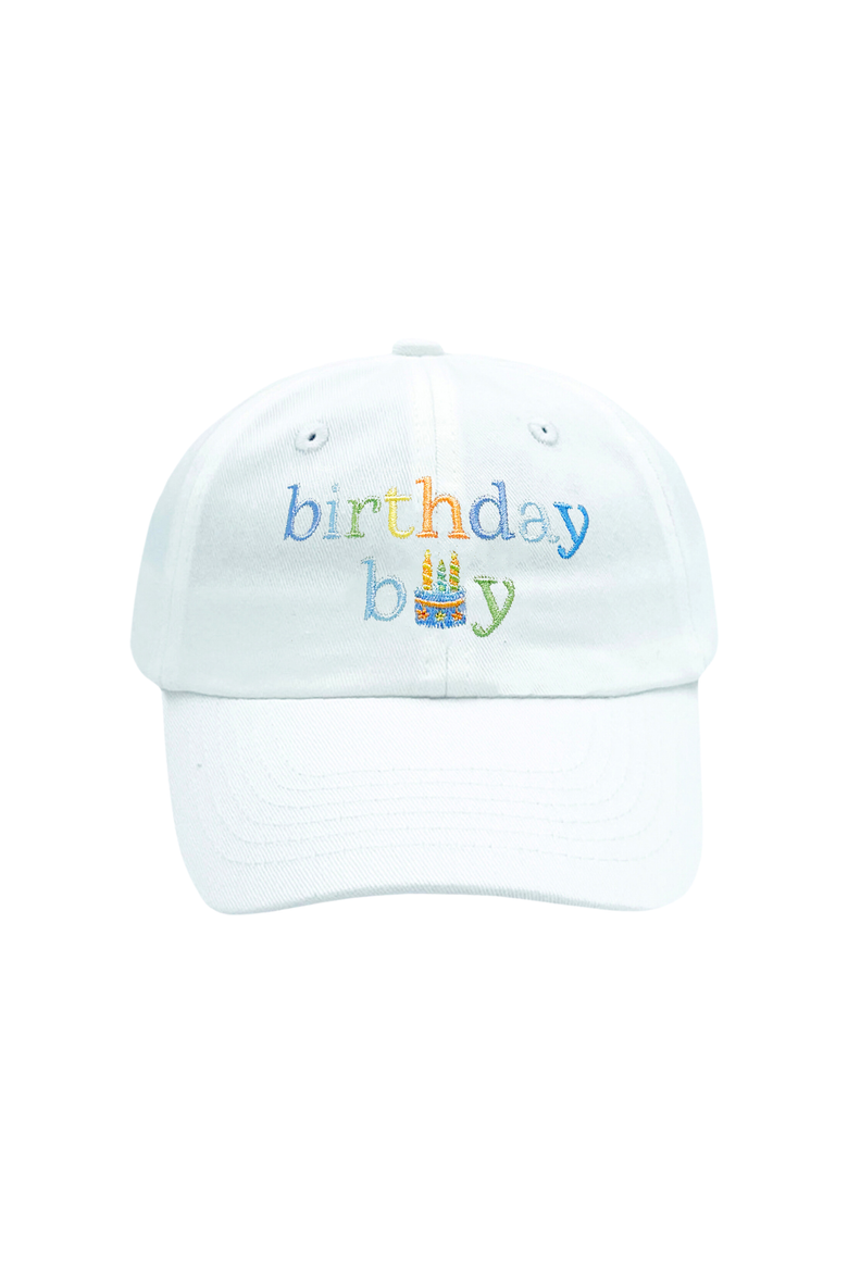 Birthday Boy Twill Baseball Hat, Main, color, White