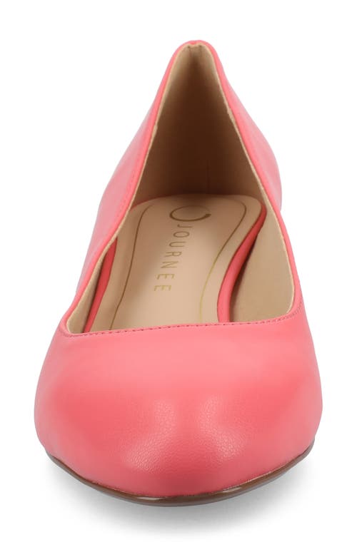 Journee Collection Journee Womens Saarii Wide Width Pumps In Coral