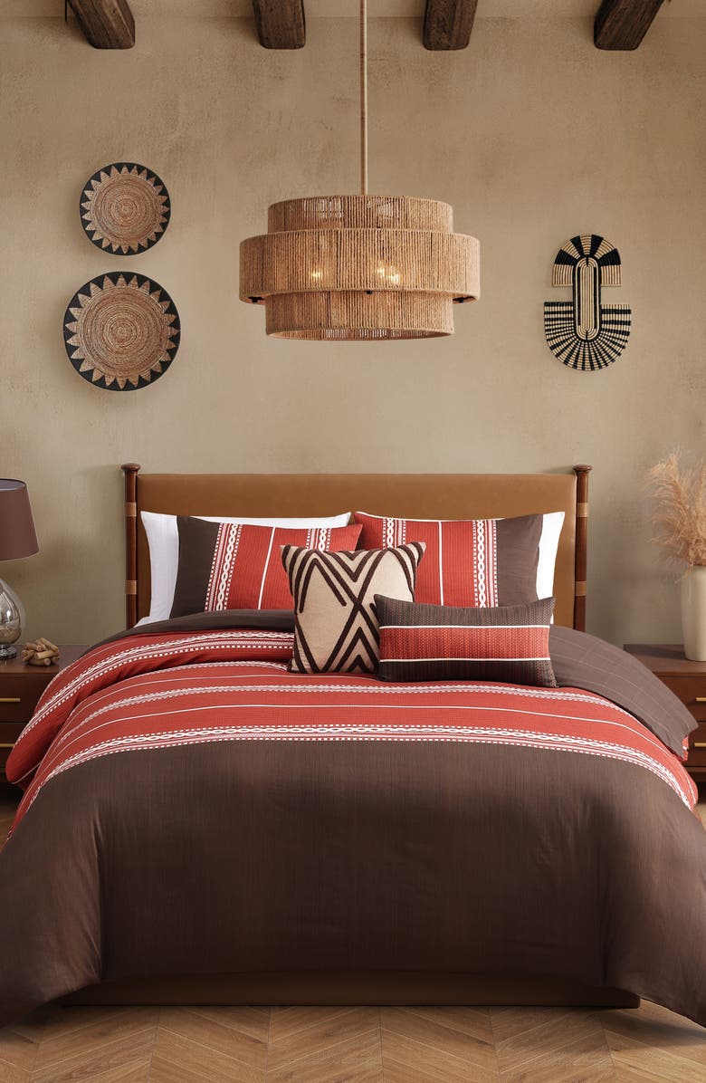 Bebejan Terra Spice Reversible 5-Piece Comforter Set, Alternate, color, Brown