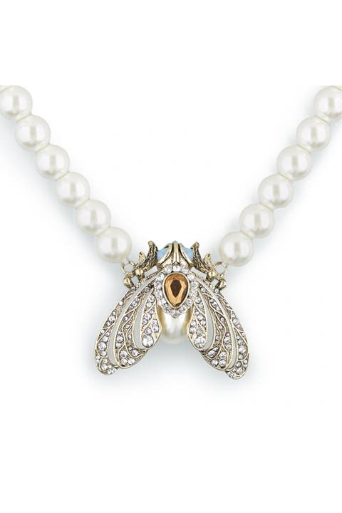 Moth Statement Necklace