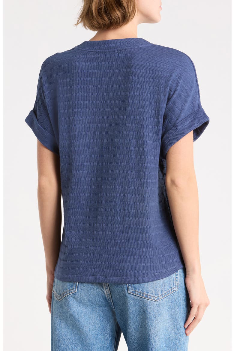 Textured Dolman Sleeve Knit Top, Alternate, color, WASHED NAVY