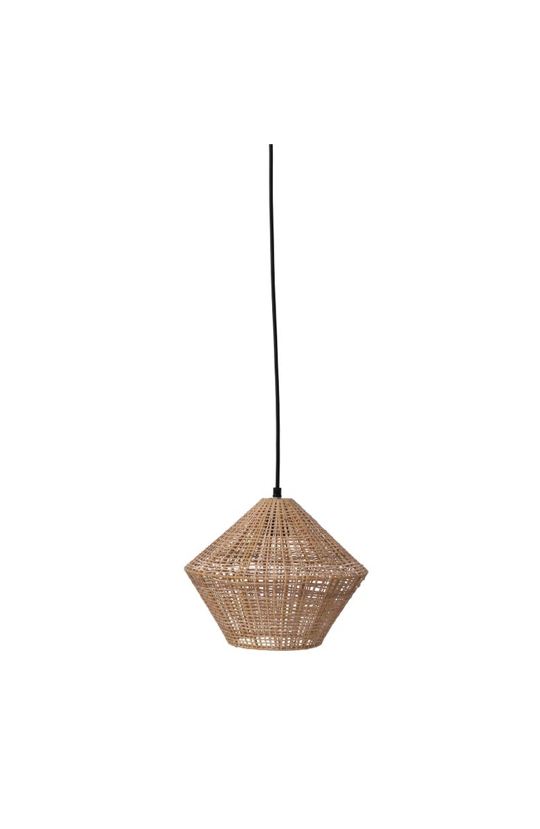Storied Home Handwoven Rattan Ceiling Light, Main, color, Natural